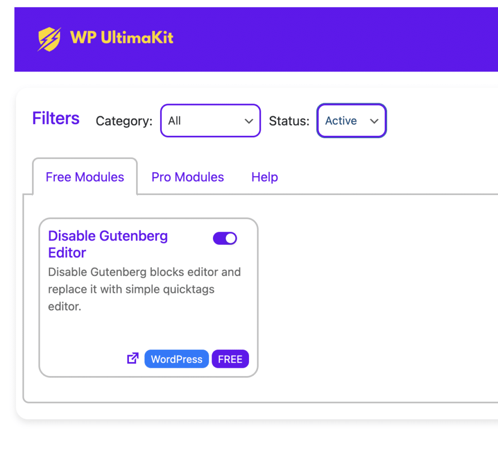 Disable Gutenberg Editor in WordPress