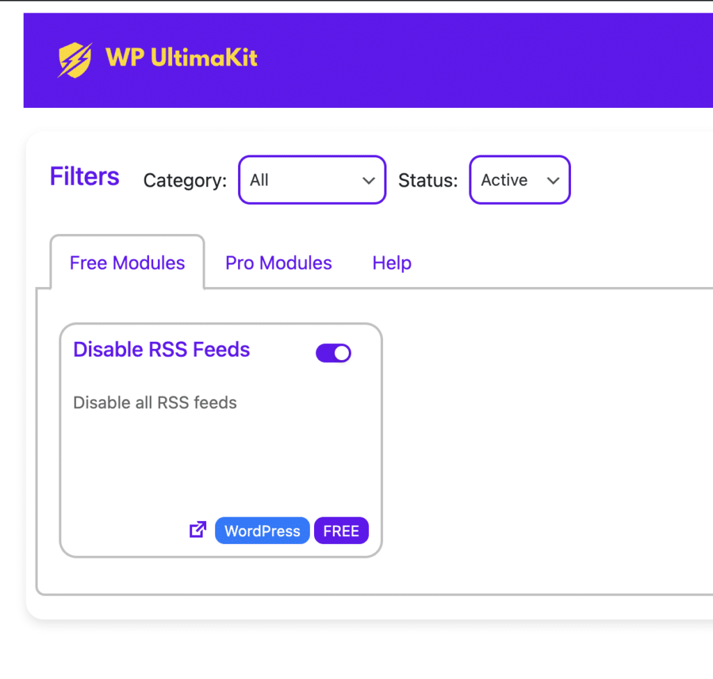 Disable RSS Feeds in WordPress