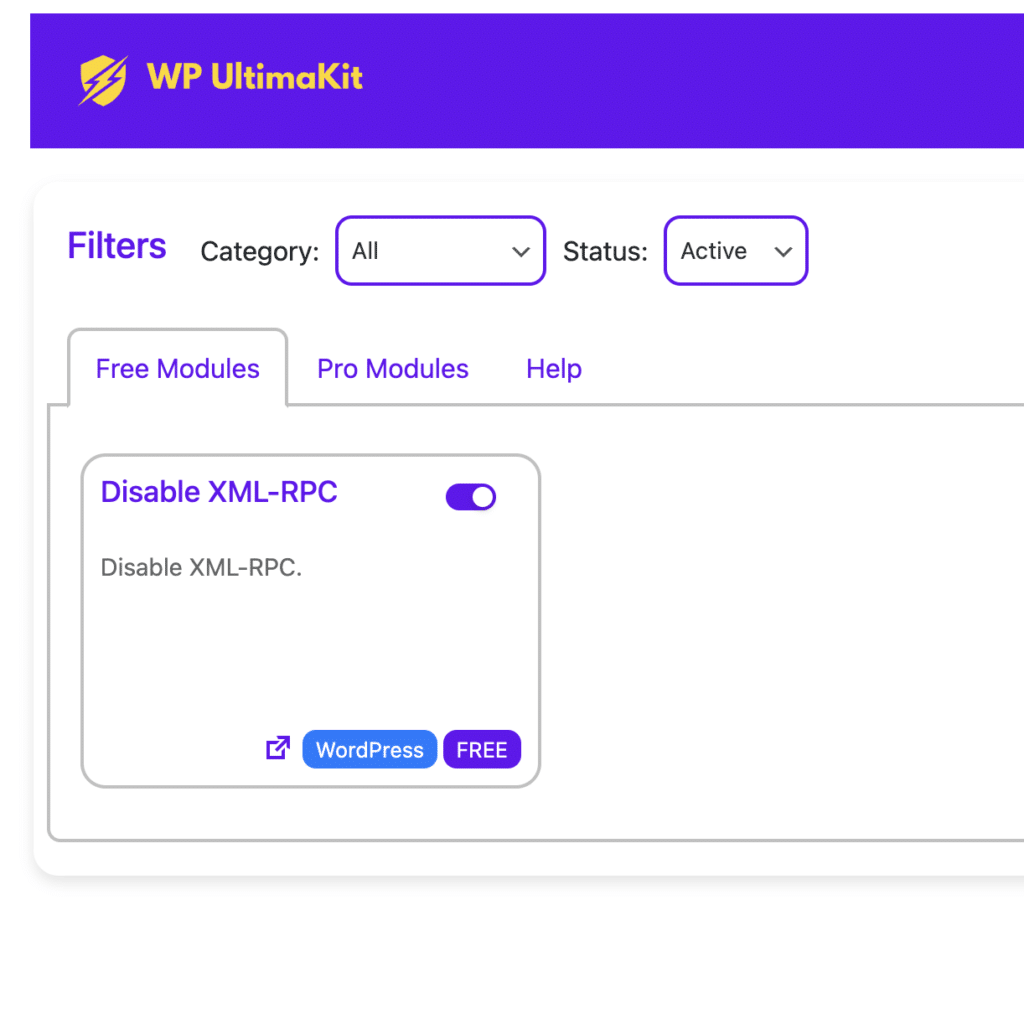 Disable XML-RPC in WordPress