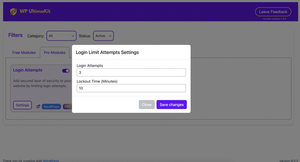 Login Attempts in WordPress