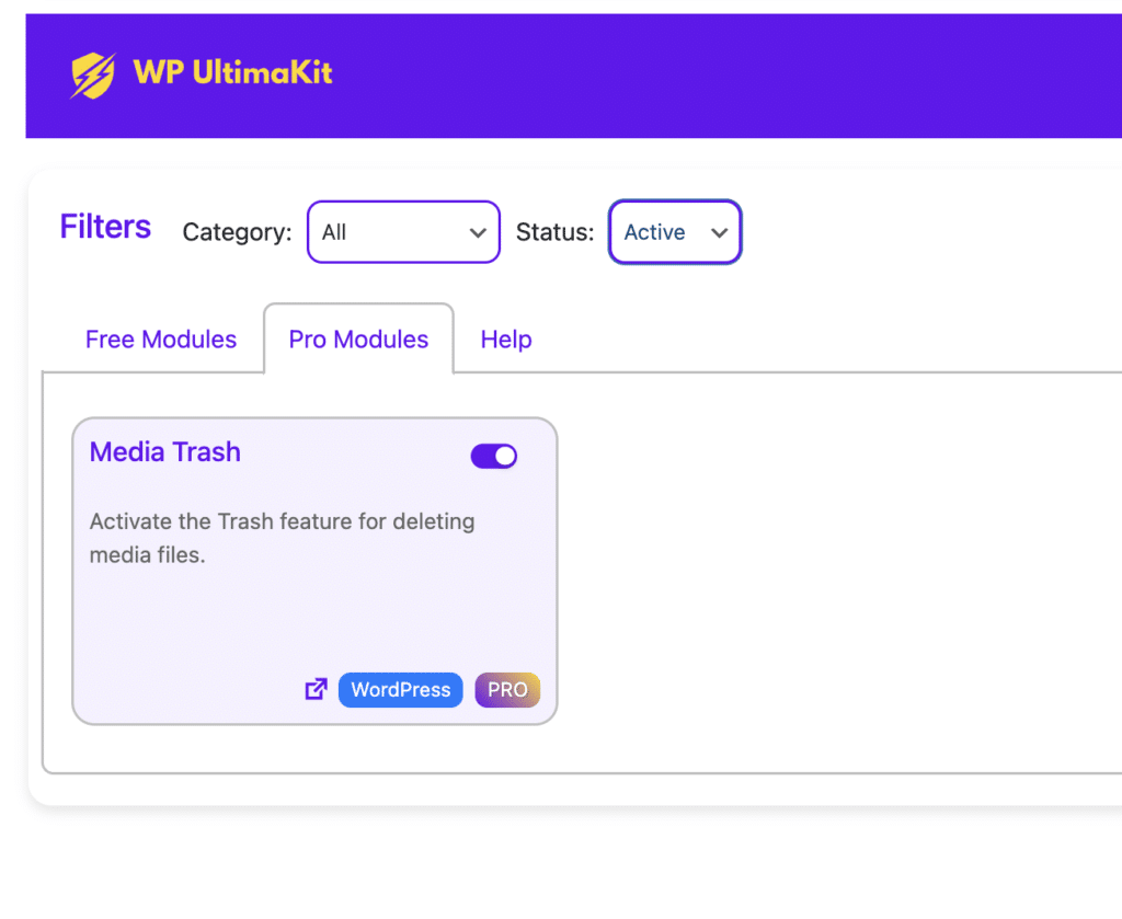 Media Trash in WordPress